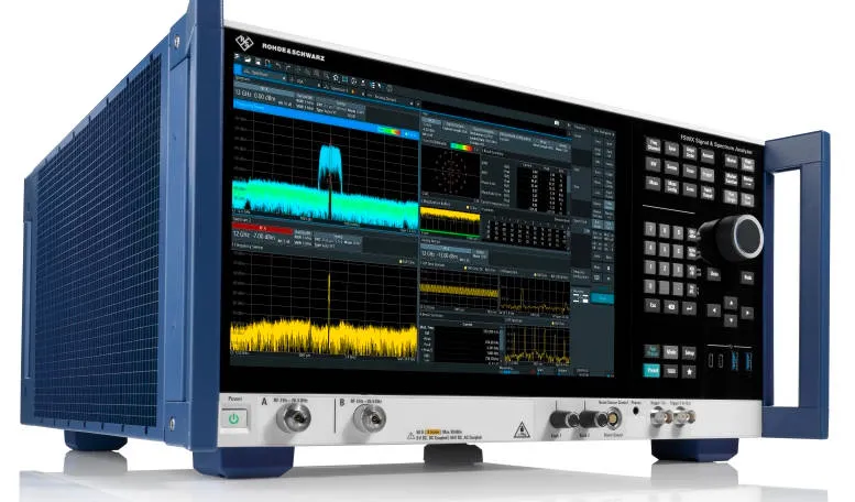 RnS FSWX spectrum analyser cross corellation