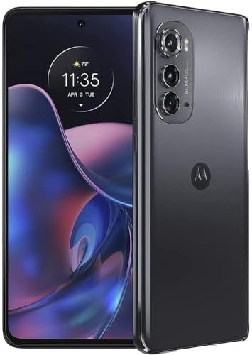 Motorola Moto Edge | 2022 | 2-Day Battery | US Version | 6/128GB | 50MP Camera | Mineral Gray (Unlocked) (Renewed)