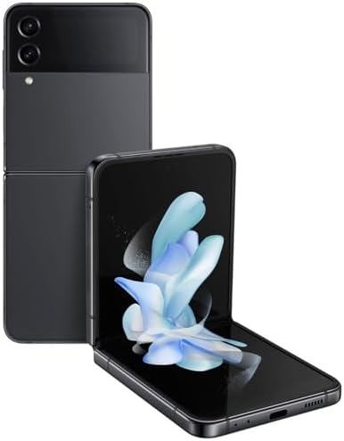SAMSUNG Galaxy Z Flip 4 5G, US Version, 128GB, Graphite - Unlocked (Renewed)