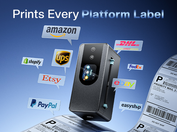 Revolutionize your workspace: Meet the new generation touchscreen shipping label printer