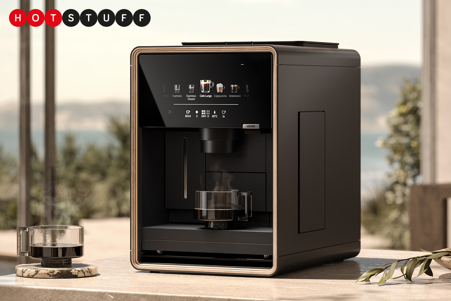 Loewe’s aura.matic automatic coffee machine has this game-changing trick
